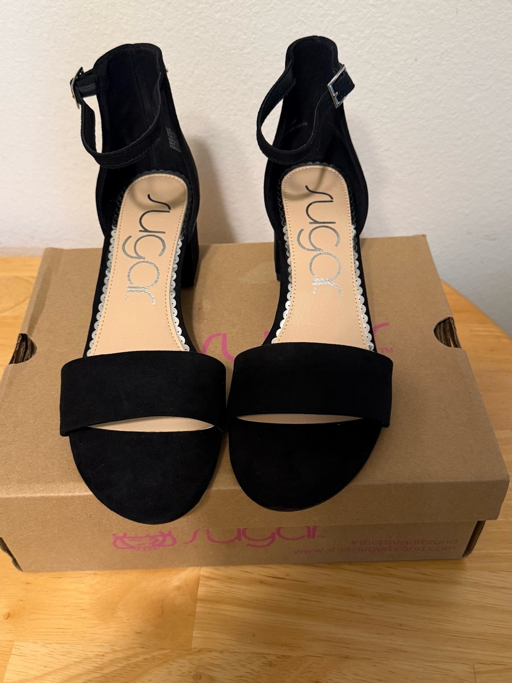 SUGAR Women's Block Heel Sandals 9M